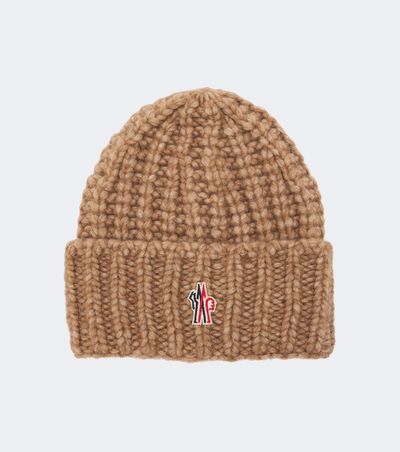 Moncler Grenoble Moncler Grenoble Logo alpaca and wool-blend beanie