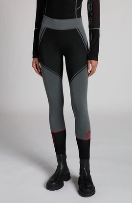 Moncler Grenoble Moncler Grenoble Logo High Waist Rib Sweater Leggings