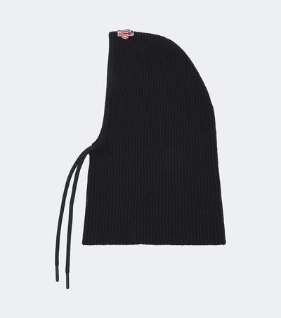Moncler Grenoble Moncler Grenoble Logo ribbed-knit wool and cashmere balaclava