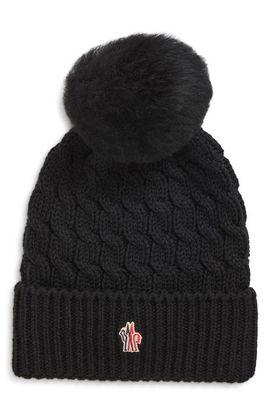 Moncler Grenoble Moncler Grenoble Wool Pom Beanie