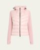 Moncler Grenoble Puffer Polar Fleece Zip-Up Cardigan - 1