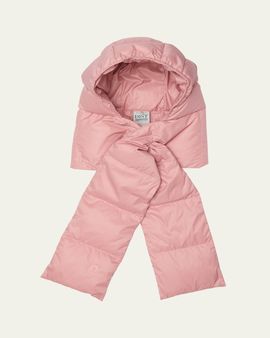 Moncler Hooded Down Scarf