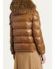 Moncler Hypolais Short Down Jacket with Faux Fur - 3