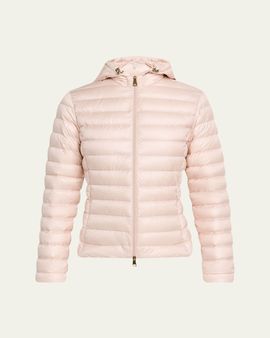 Moncler Igelhood Water-Repellent Hooded Down Jacket