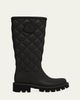 Moncler Kickstream Quilted Mid-Calf Boots - 1