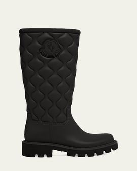 Moncler Kickstream Quilted Mid-Calf Boots