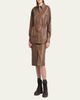 Moncler Leather & Nylon Shirt - 2