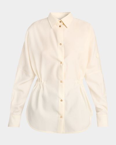 Moncler Long-Sleeve Wool Shirt