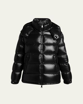 Moncler Maire Hooded Short Down Jacket