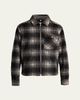 Moncler Men's Buffalo Check Full-Zip Shirt Jacket - 1
