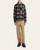 Moncler Men's Buffalo Check Full-Zip Shirt Jacket - 2