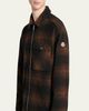 Moncler Men's Buffalo Check Full-Zip Shirt Jacket - 9