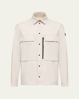 Moncler Men's Comfort Ripstop Shirt Jacket