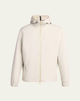 Moncler Men's Down Zip-Front Hoodie
