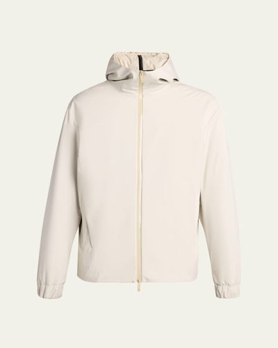 Moncler Men's Down Zip-Front Hoodie