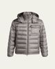 Moncler Men's Hood Logo Puffer Jacket - 1