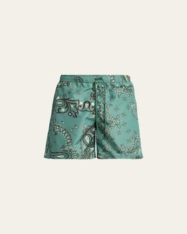 Moncler Men's Printed Swim Shorts