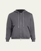 Moncler Men's Reversible Fleece Zip Hoodie - 1
