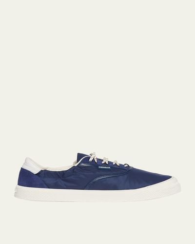 Moncler Men's Vera Nylon Low-Top Sneakers