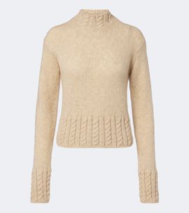 Moncler Moncler Alpaca and wool-blend sweater