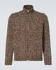 Moncler Moncler Alpaca and wool zip-up cardigan - 1