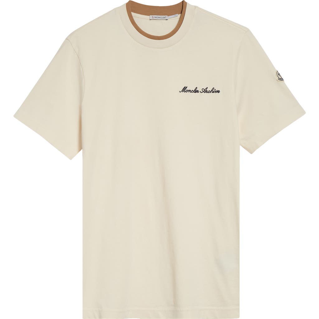 Moncler Moncler Archive Embroidered Logo Patch T-Shirt