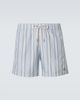 Moncler Moncler Archivio striped swim trunks - 1