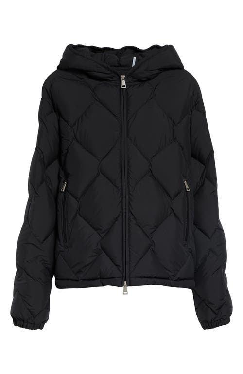 Moncler Moncler Arvouinne Diamond Quilted Hooded Down Jacket
