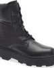 Moncler Moncler Aurea Lace-Up Leather Bootie - 1