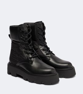 Moncler Moncler Aurea leather ankle boots