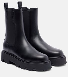 Moncler Moncler Aurea leather Chelsea boots