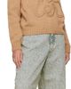 Moncler Moncler Beige Embroidered Logo Cotton Sweater - 5