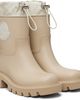 Moncler Moncler Beige Kickstream Rain Boots - 4
