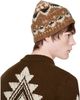 Moncler Moncler Beige Knit Wool Beanie - 3