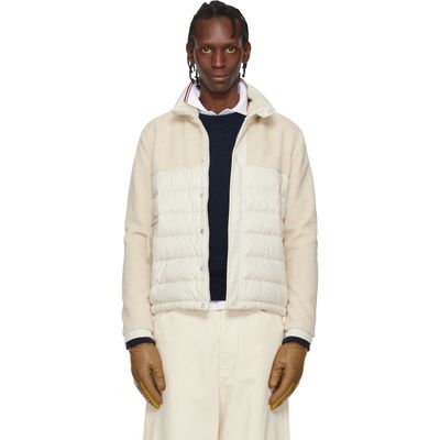 Moncler Moncler Beige Mistral Teddy Short Down Jacket