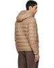 Moncler Moncler Beige Vermeille Hooded Short Down Jacket - 3