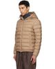 Moncler Moncler Beige Vermeille Hooded Short Down Jacket - 4