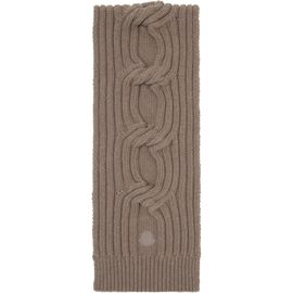 Moncler Moncler Beige Wool-Cashmere Blend Scarf
