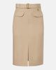 Moncler Moncler Belted cotton pencil skirt - 1