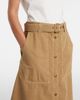 Moncler Moncler Belted denim midi skirt - 4