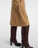 Moncler Moncler Belted denim midi skirt - 5