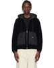 Moncler Moncler Black Archivio Zip-Up Cardigan Hoodie - 1