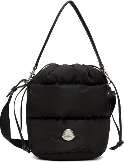 Moncler Moncler Black Caradoc Water-Repellent Bucket Bag