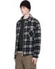 Moncler Moncler Black Check Zip Shirt - 4