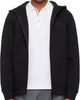 Moncler Moncler Black Cotton & Neoprene Zip-Up Hoodie - 1