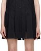 Moncler Moncler Black Cotton & Silk Shirt Minidress - 1