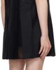 Moncler Moncler Black Cotton & Silk Shirt Minidress - 3