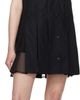 Moncler Moncler Black Cotton & Silk Shirt Minidress - 4
