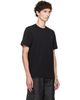 Moncler Moncler Black Double Leather Logo Cotton T-shirt - 2