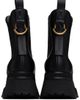 Moncler Moncler Black Gigi Leather Chelsea Boots - 2